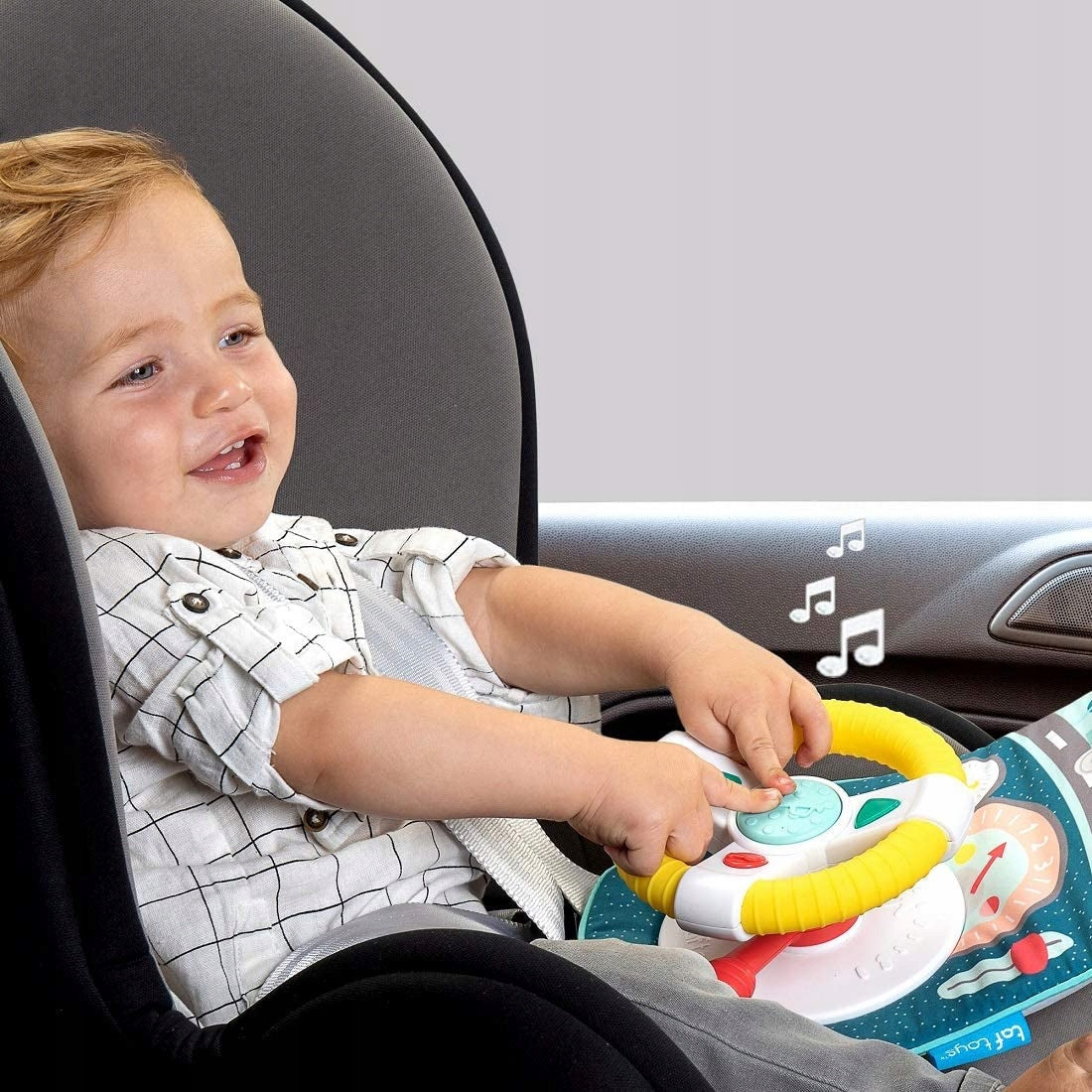 TAF TOYS steering wheel with mirror