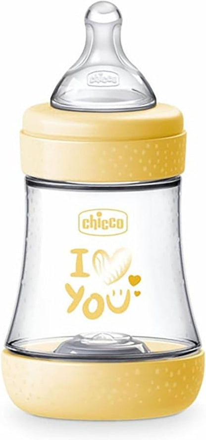 CHICCO Perfect 5 láhev proti kolice 150 ml dudlík 1 pomalý průtok 0 +