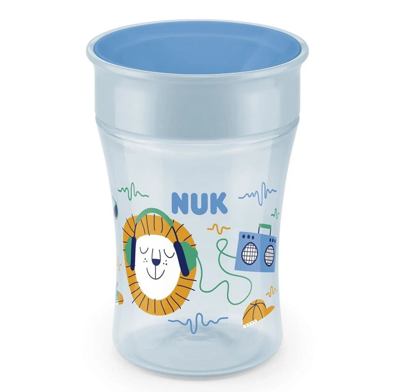 NUK Magic Cup Trinklernbecher mit 360°-Mundstück, 230 ml, ab 8 Monaten