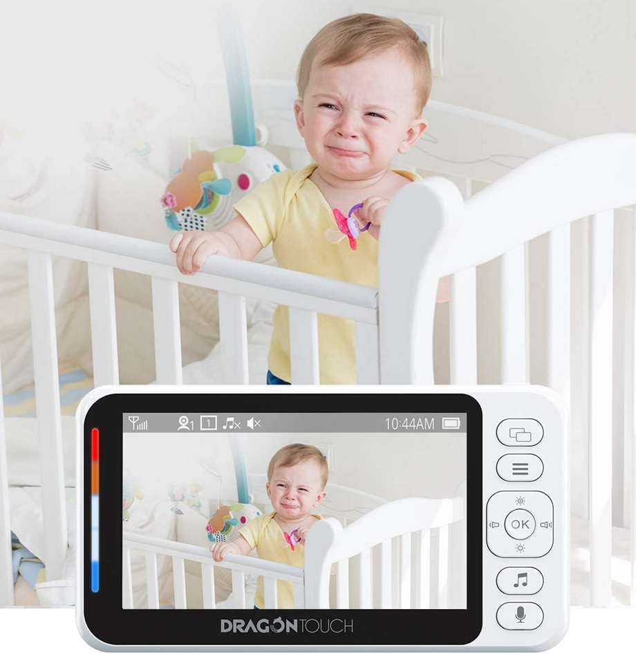 DRAGON TOUCH E40 elektronikus bébiőr, 4,3" LCD HD FHSS