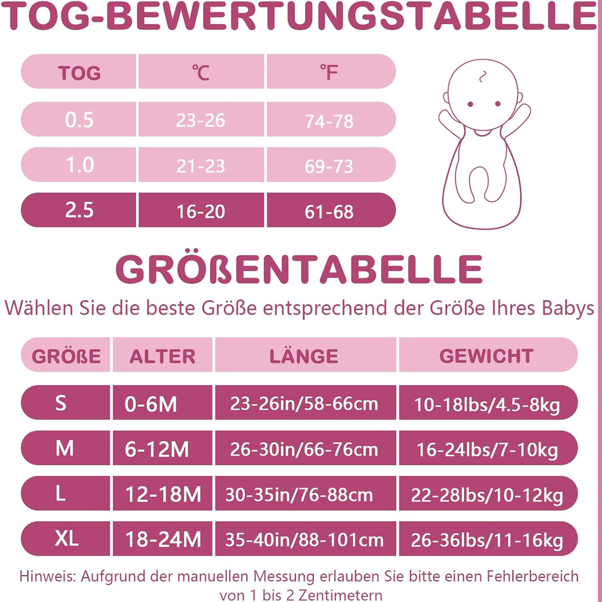 MOSEBEARS spací pytel 2,5TOG 0-6 měsíců S