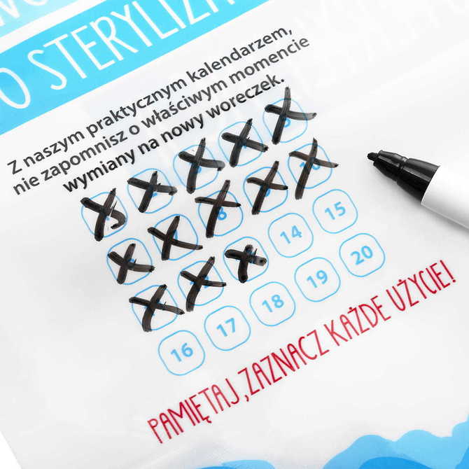 Instant action – the entire sterilization process takes only 1.5 minutes, saving you time during a busy day