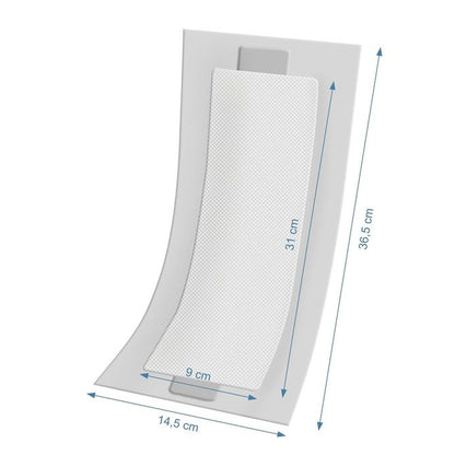 AKUKU Wochenbettbinde 14,5x36,5 cm, 10 Stück – Produktfoto 4