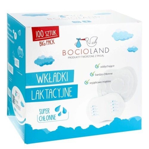 BOCIOLAND szoptatós melltartóbetét BIG PACK 100 DB